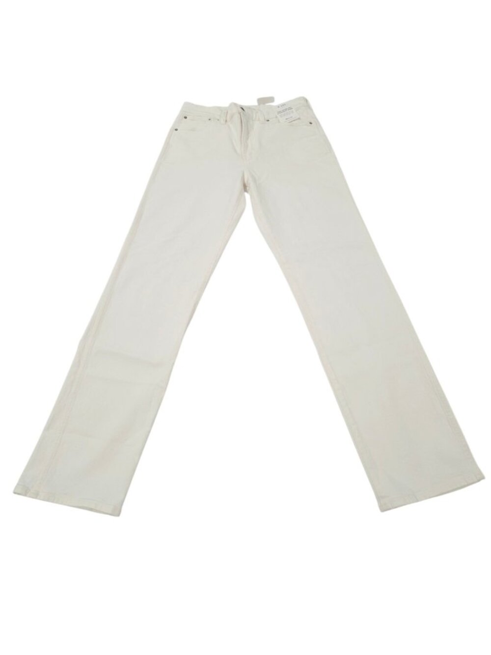 NWT Madewell 28x33 Tall The Longline Straight Jeans Vintage Canvas Off White - Picture 7 of 12